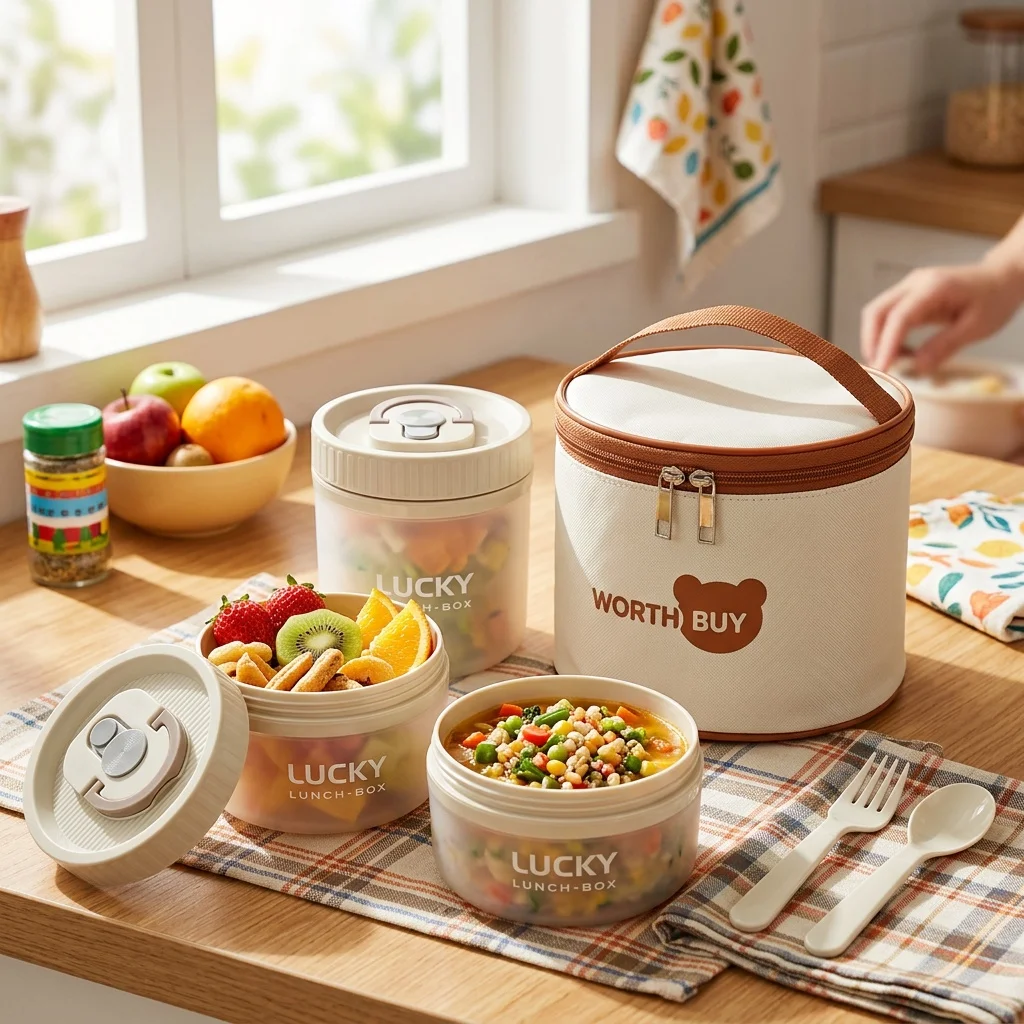 Meal Prep Or Prep Meal - Przenośne, plastikowe pudełko na lunch, idealne