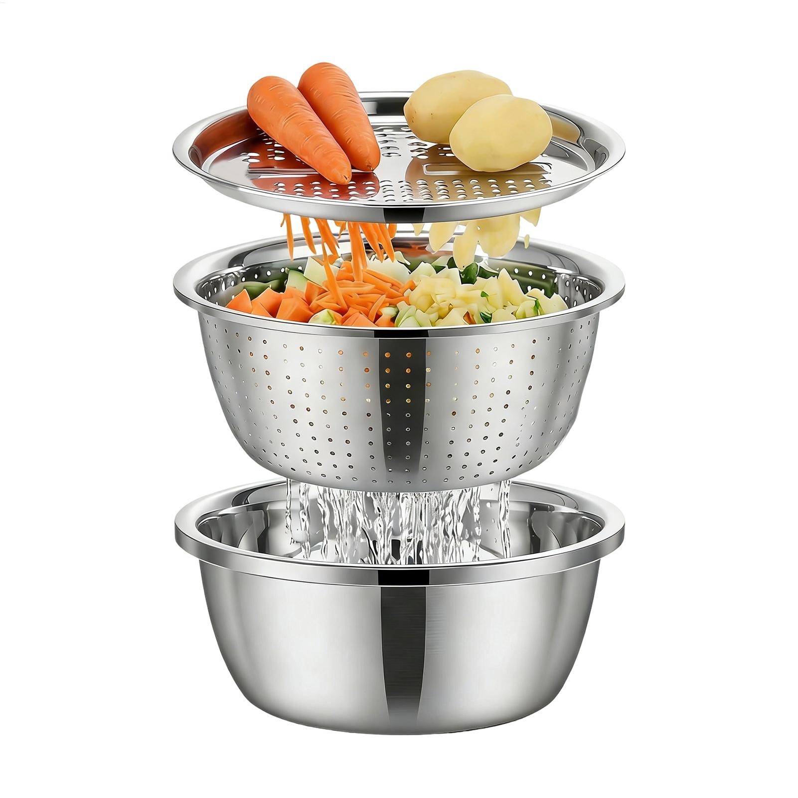 Durszlak ze stali nierdzewnej, – Meal Prep With Rice recenzja i cena