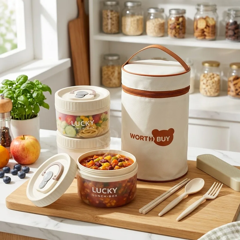Plastikowe pudełko bento, nada – Meal Prep Or Prep Meal recenzja i cena