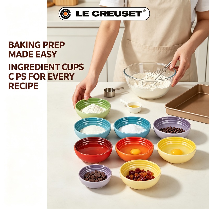 Le Creuset – zestaw 6 miski z  – Meal Prep Kitchen recenzja i cena